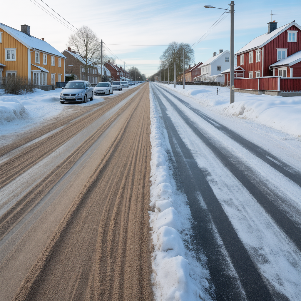 4.Vad ar skillnaden mellan sandning och saltning av vagar
