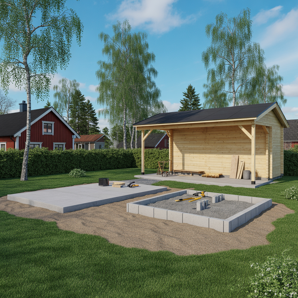6.Hur valjer du ratt grund for ett forrad eller carport