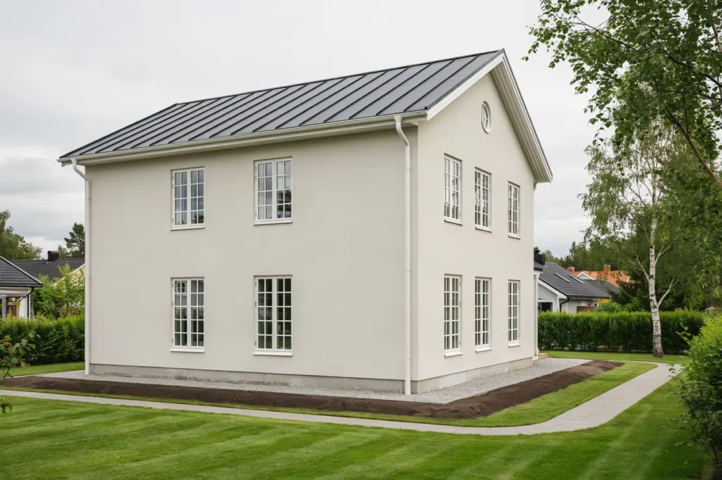 dr nering runt villa med fuktskydd och terst llning i linero lund