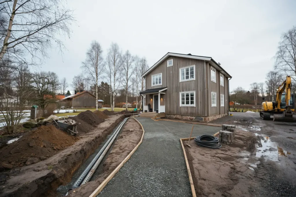 s l ser du en lerig tomt med r tt markarbete dr nering och slitstarka ytor