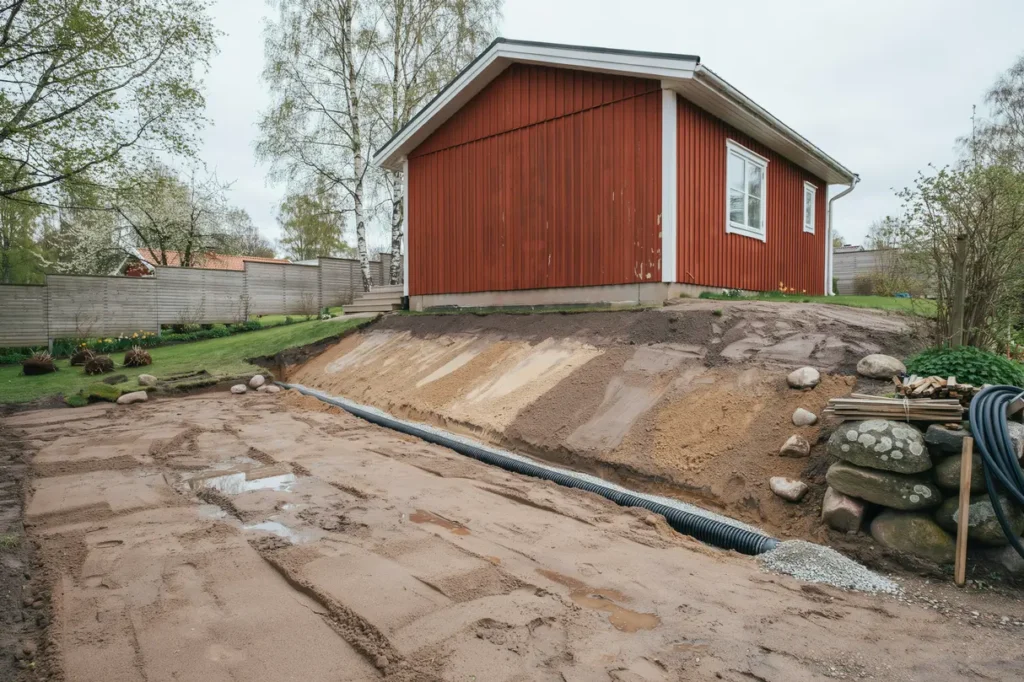 undvik s ttningar och framtida problem s lyckas du med markarbete och schaktning p tomten